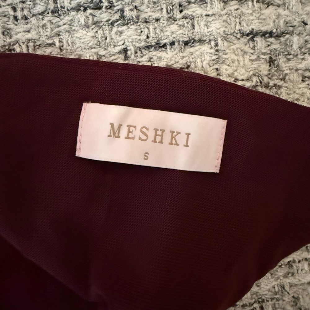 Meshki Pam Square Diamante Maxi Dress - Berry - Picture 5 of 8
